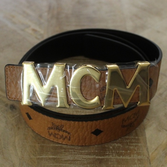 MCM Other - (New) MCM Cognac Belt